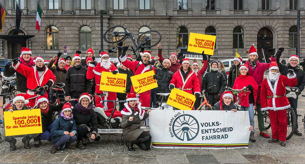 Geschenk gesucht? Für den Volksentscheid Fahrrad spenden (lassen)…