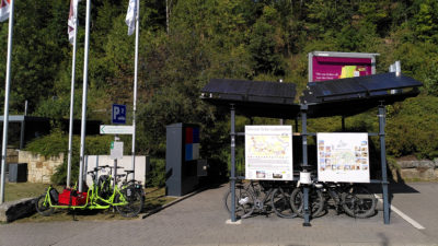 kurzer Zwischenstopp mit den beiden Rapids beim Laden