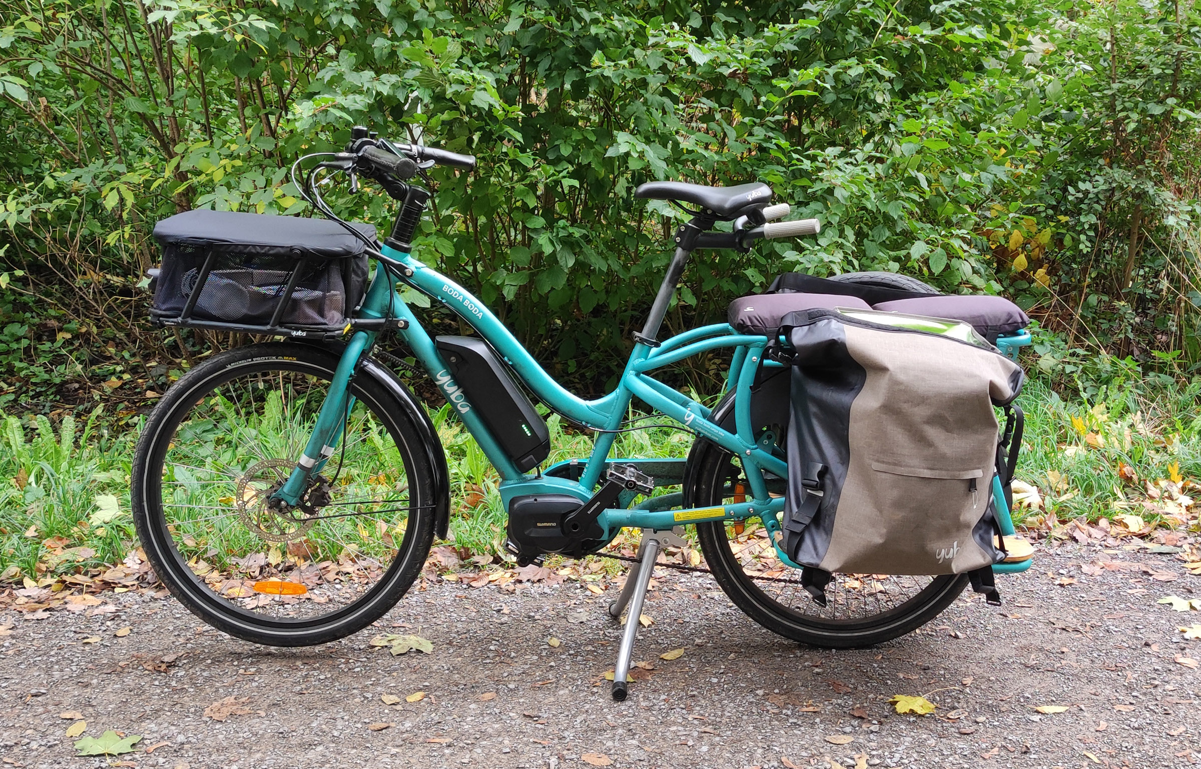 Neues Bike am Start: unser Longtail BodaBoda